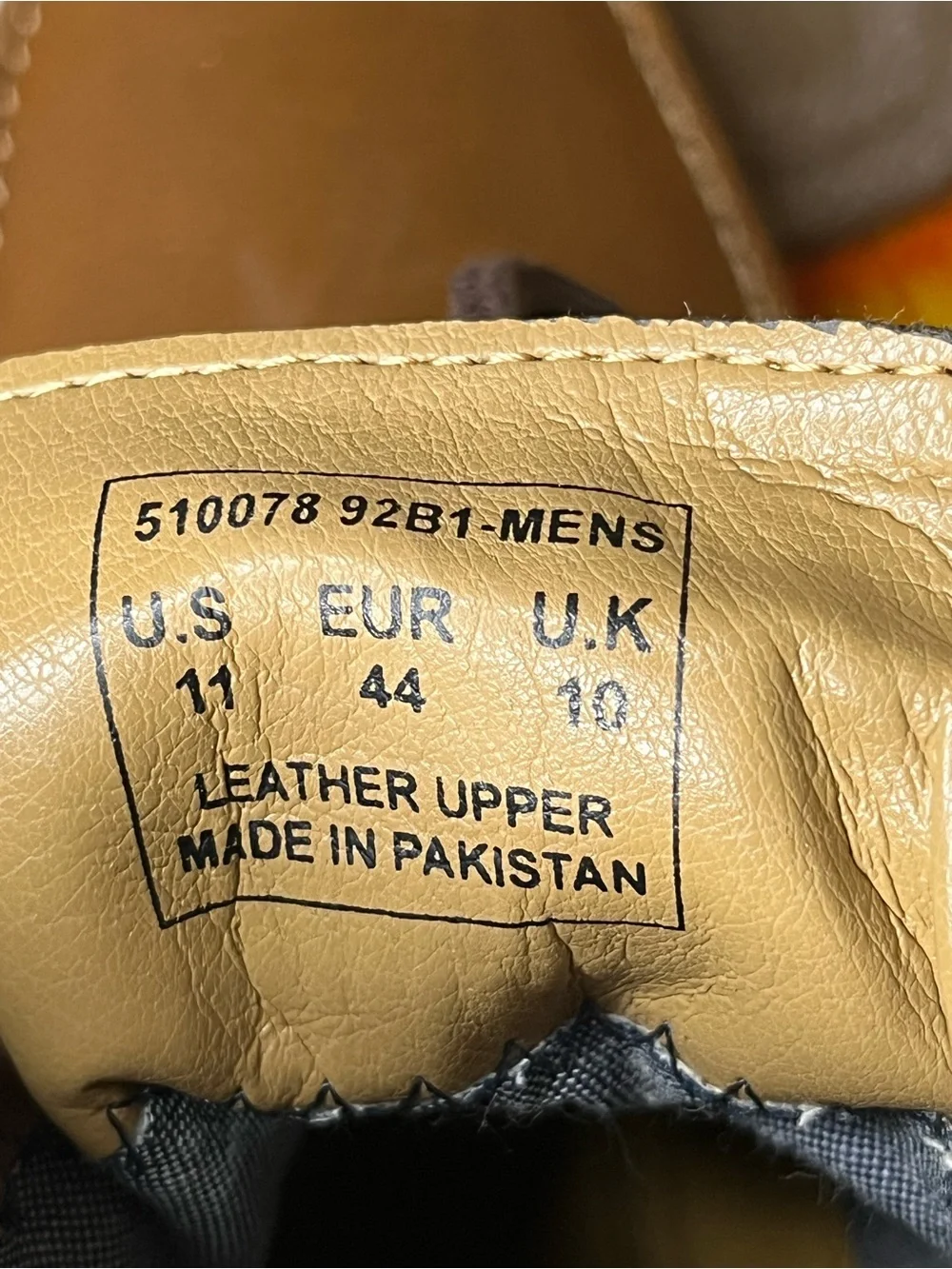 Levi’s Men's Brown Leather Moc Toe Lace-Up Boots